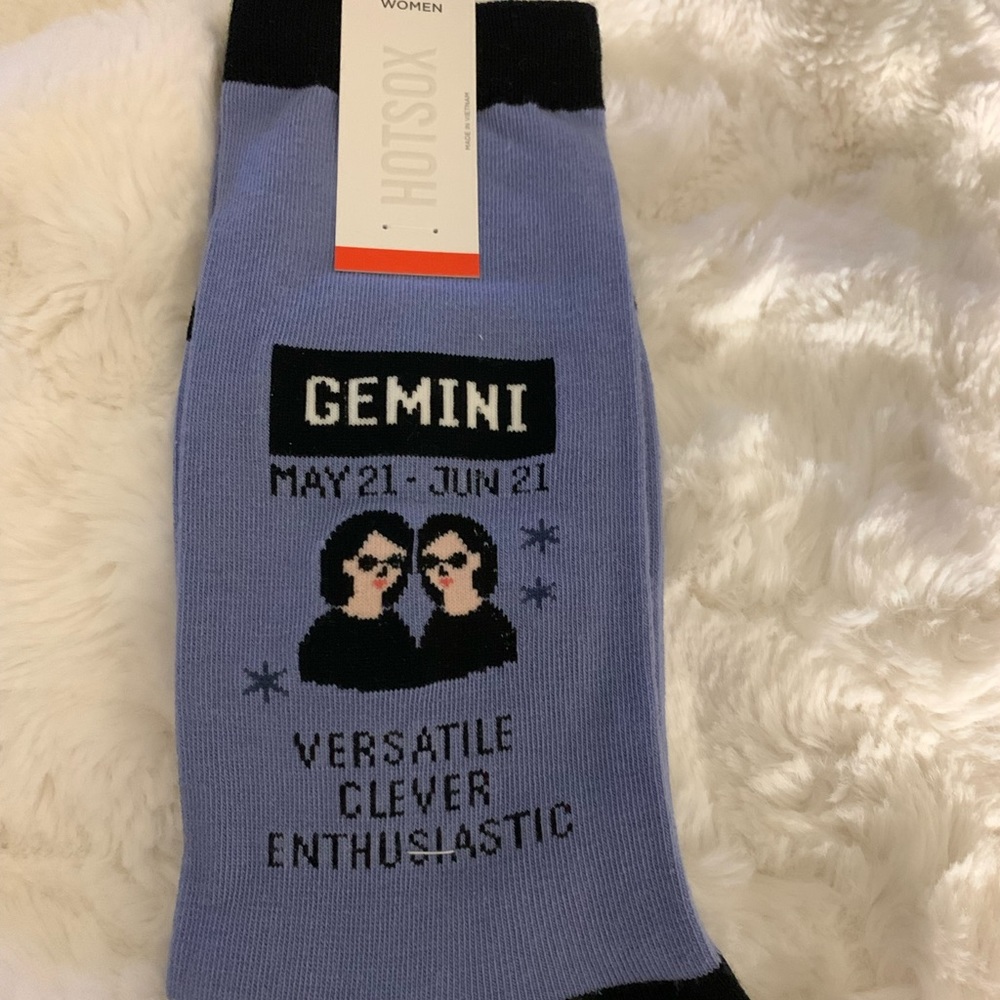 Hot Sox Women’s Gemini Zodiac Socks